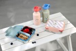 Bidon ze stali nierdzewnej z ustnikiem i uchwytem 500 ml Sunny Explorer rose&pink / Lassig