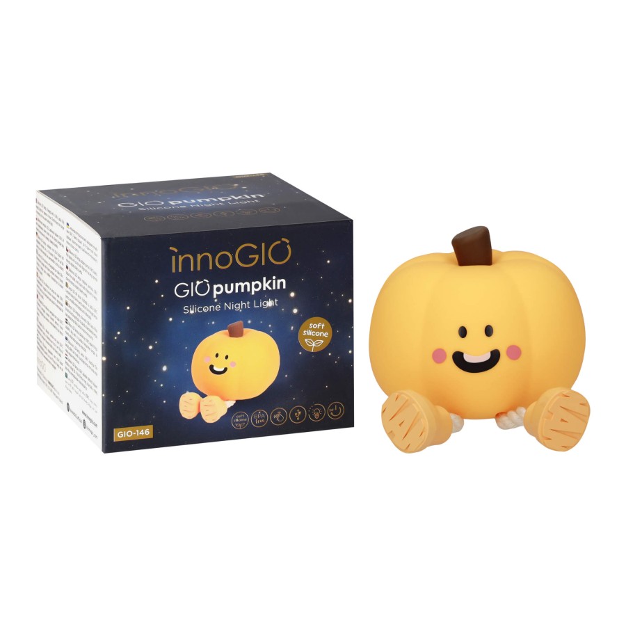 Silikonowa Lampka nocna GIO Pumpkin / innoGIO