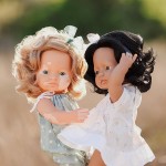 Lalka dziewczynka Europejka Ciemny Blond Bielactwo My Friends & Me, 38cm / Miniland Doll