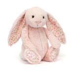 Króliczek z Kwiecistymi Uszami Pudrowy Róż „Berry” / Jellycat