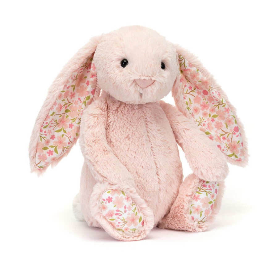 Króliczek z Kwiecistymi Uszami Pudrowy Róż „Berry” / Jellycat