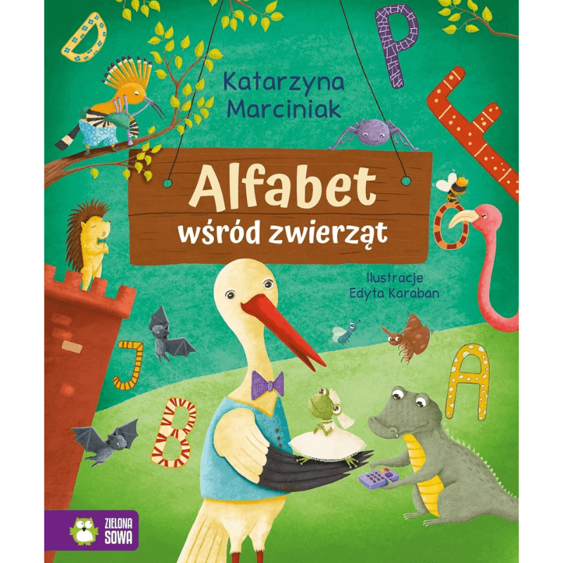 Alfabet wśród zwierząt / Zielona Sowa