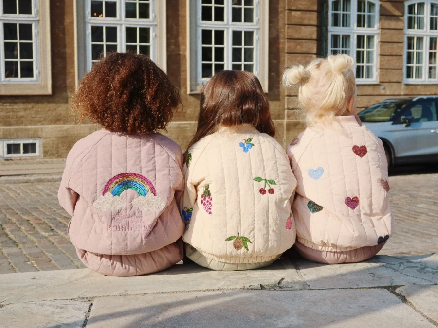 Kurtka bomberka Juno - cameo rose / Konges slojd