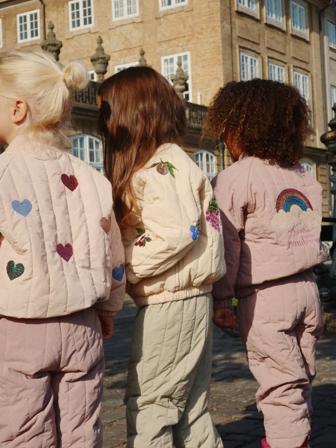Kurtka bomberka Juno - cameo rose / Konges slojd