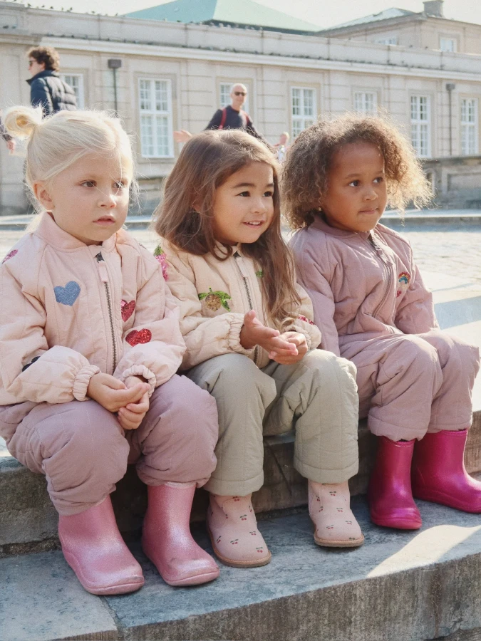 Kurtka bomberka Juno - cameo rose / Konges slojd