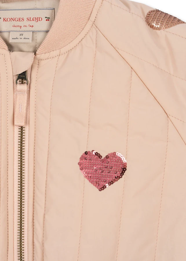 Kurtka bomberka Juno - cameo rose / Konges slojd