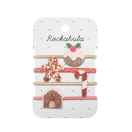 Gumki do włosów Gingerbread Christmas / Rockahula Kids