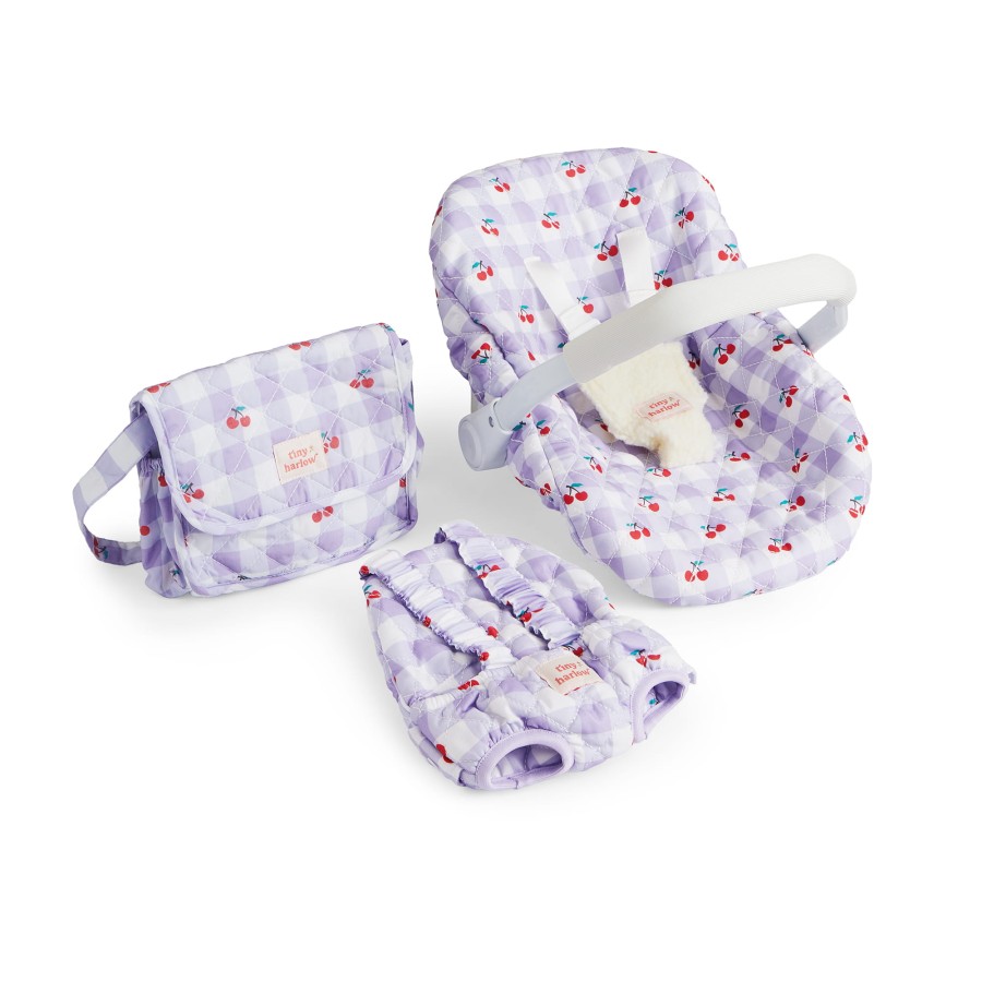 Torba z akcesoriami dla lalek Lilac Daisy / Tiny Harlow
