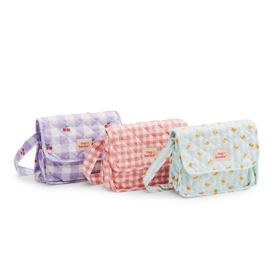 Torba z akcesoriami dla lalek Pink Gingham / Tiny Harlow