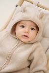 Kombinezon 100% wełny merino - Camel Melange / HUTTEliHUT