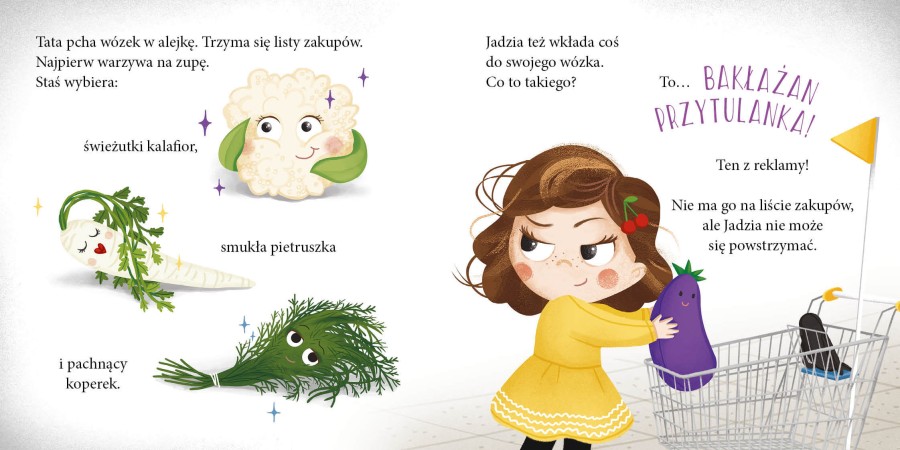 Jadzia Pętelka idzie na zakupy / Wydawnictwo Zielona Sowa