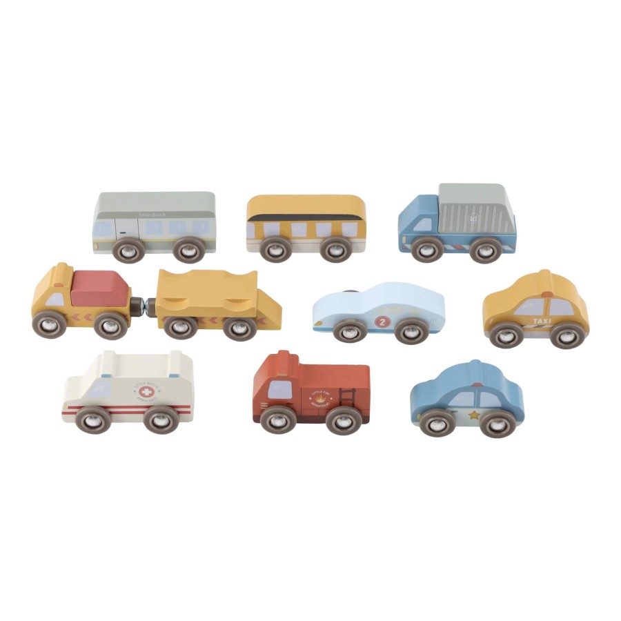 Zestaw 9 pojazdów FSC / Little Dutch
