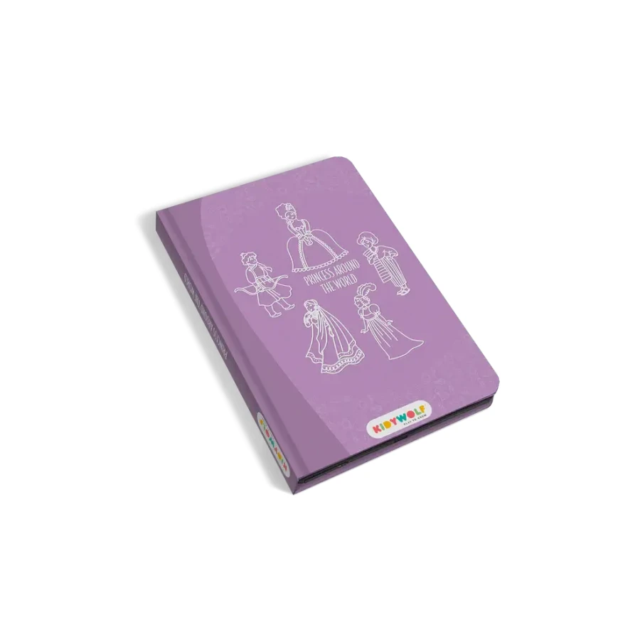 Tablet graficzny z szablonami do rysowania KIDYDRAW-MINI - princess / Kidywolf