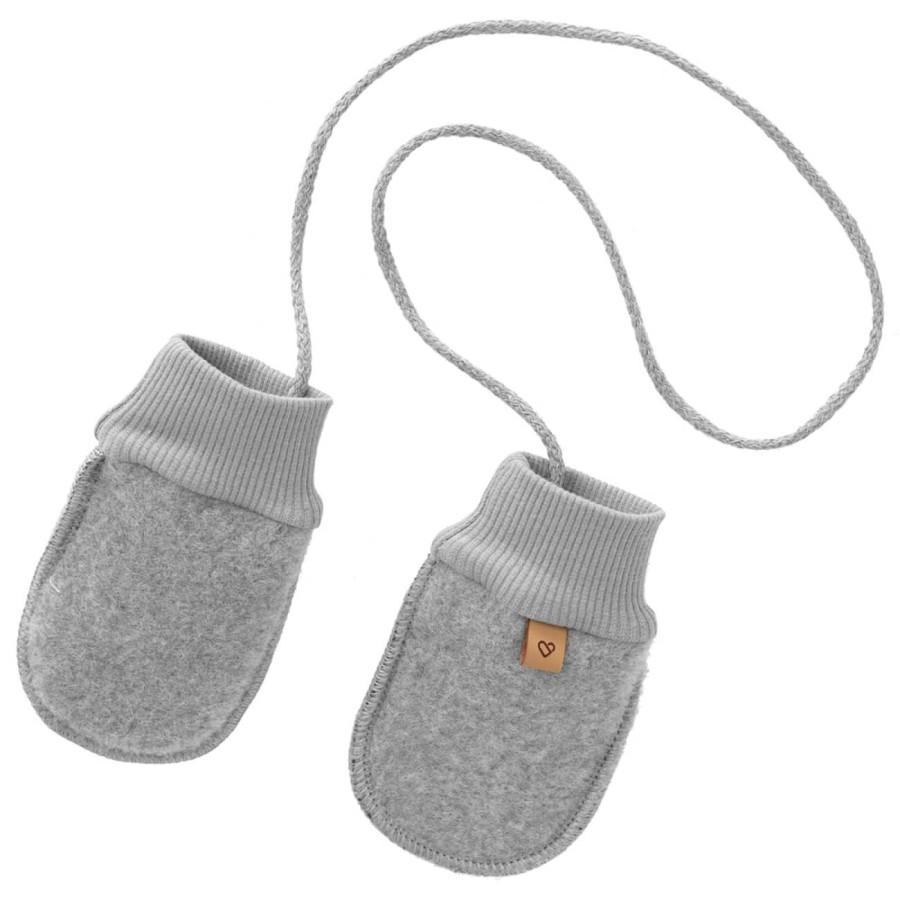 Rękawiczki dziecięce wełniane Sierra - grey / Zaffiro