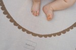 Bambusowo-bawełniany kocyk do zdjęć - oh baby Oat Teddy Bear / Mommy Planner