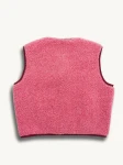 Dziecięca kamizelka merino - dusty pink / Happymess