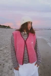 Kamizelka merino dla dorosłych - dusty pink / Happymess