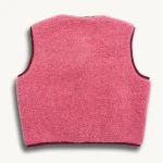 Kamizelka merino dla dorosłych - dusty pink / Happymess