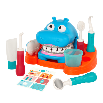 Hippodontist - interaktywny zestaw do nauki higieny jamy ustnej, dentysta / Battat