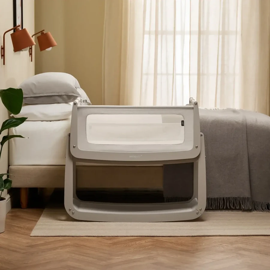 Wielofunkcyjne łóżeczko dostawne SnuzPod5 - pebble / Snuz