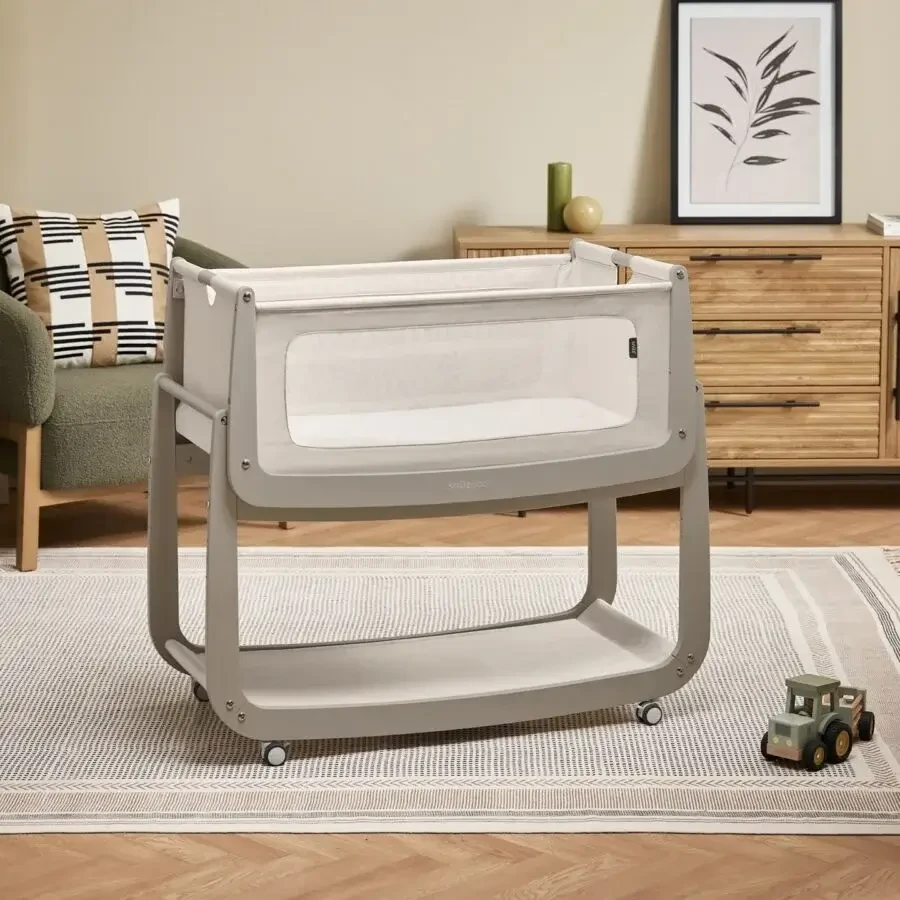 Wielofunkcyjne łóżeczko dostawne SnuzPod5 - pebble / Snuz