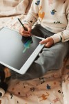 Analogowy tablet do rysowania Zora Magic - Croco, Dove blue / Liewood