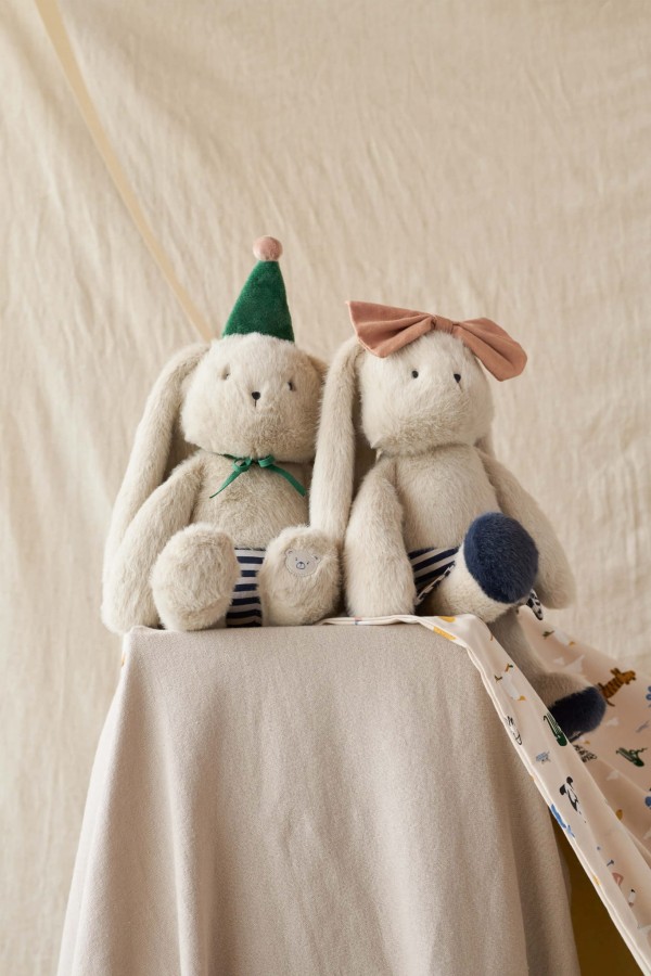 Pluszowy Króliczek Babette - Mist, Navy stripe mix / Liewood