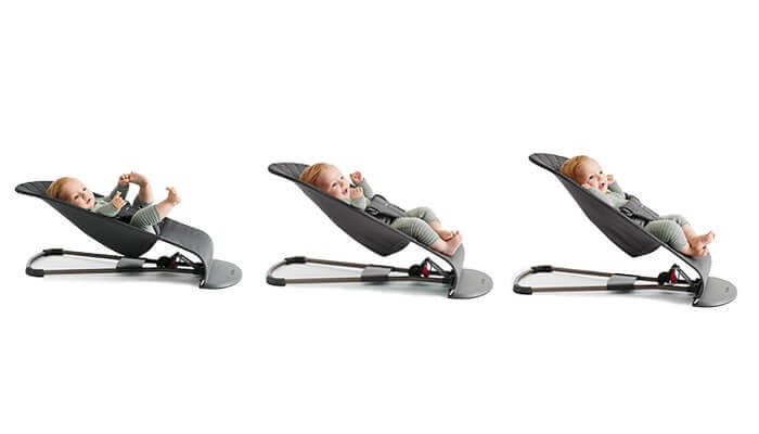 BABYBJORN - leżaczek BLISS 3D Jersey, Piaskowoszary