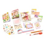 Segregator z zestawem papierniczym TINOU / Djeco