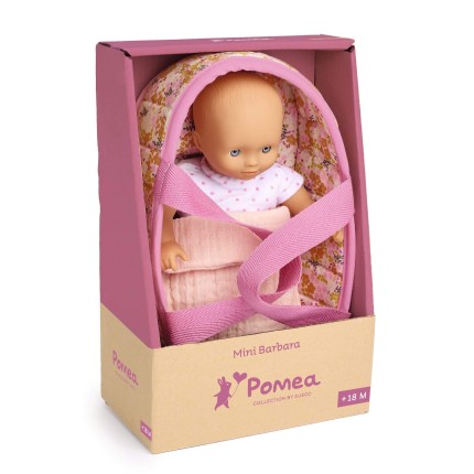 Lalka MINI BARBARA w materiałowym koszu / Djeco