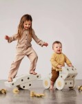 Kreatywne klocki rozwijające motorykę dużą, Dreamer kit 12 in 1 - Sand Grey, Honey Yellow / MODU