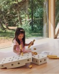 Kreatywne klocki rozwijające motorykę dużą, Dreamer kit 12 in 1 - Sand Grey, Honey Yellow / MODU