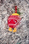 Przytulanka bombka dwustronna elf - bombka różowa / Lililputiens