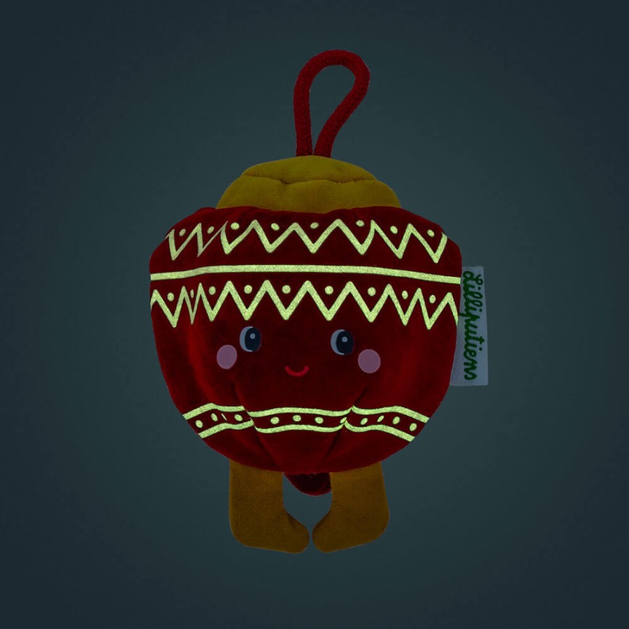 Przytulanka bombka dwustronna elf - bombka różowa / Lililputiens