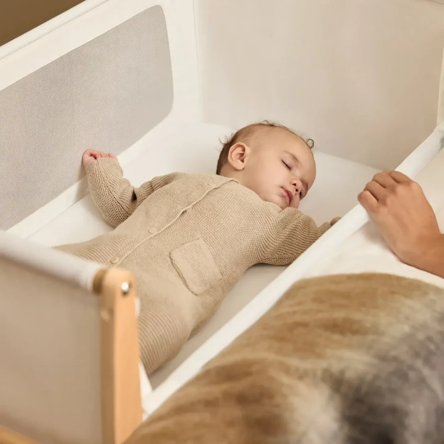 Wielofunkcyjne łóżeczko dostawne SnuzPod5 - natural / Snuz