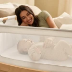 Wielofunkcyjne łóżeczko dostawne SnuzPod5 - natural / Snuz