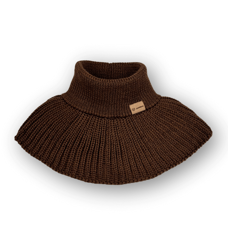Komin z golfem merino WINTER TOFFEE / Patulove