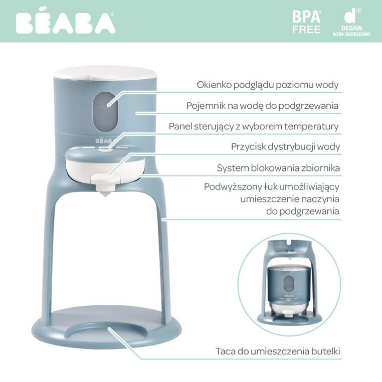 Ekspres do mleka 2w1 Baltic Blue Bib'expresso®  / Beaba