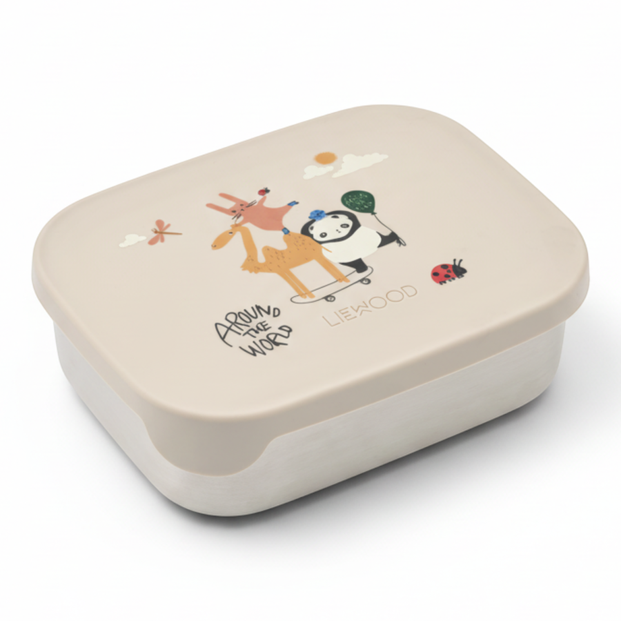 Lunchbox z przegródkami Arthur - Around the world, Sandy / Liewood