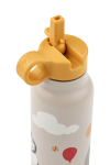Butelka na wodę Falk, 350 ml - around the world, sandy / Liewood