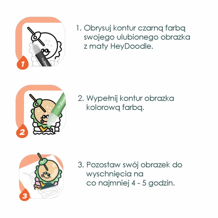Farba do tworzenia naklejek Peel & Stick / HeyDoodle