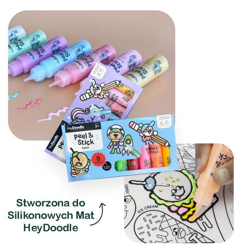 Farba do tworzenia naklejek Peel & Stick / HeyDoodle