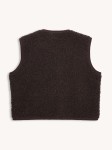 Kamizelka merino dla dorosłych - chocolate brown / Happymess