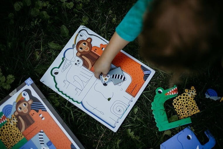 Puzzle układanka Wszyscy razem Dżungla 10 elementów 3+ / Mudpuppy