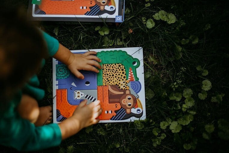 Puzzle układanka Wszyscy razem Dżungla 10 elementów 3+ / Mudpuppy