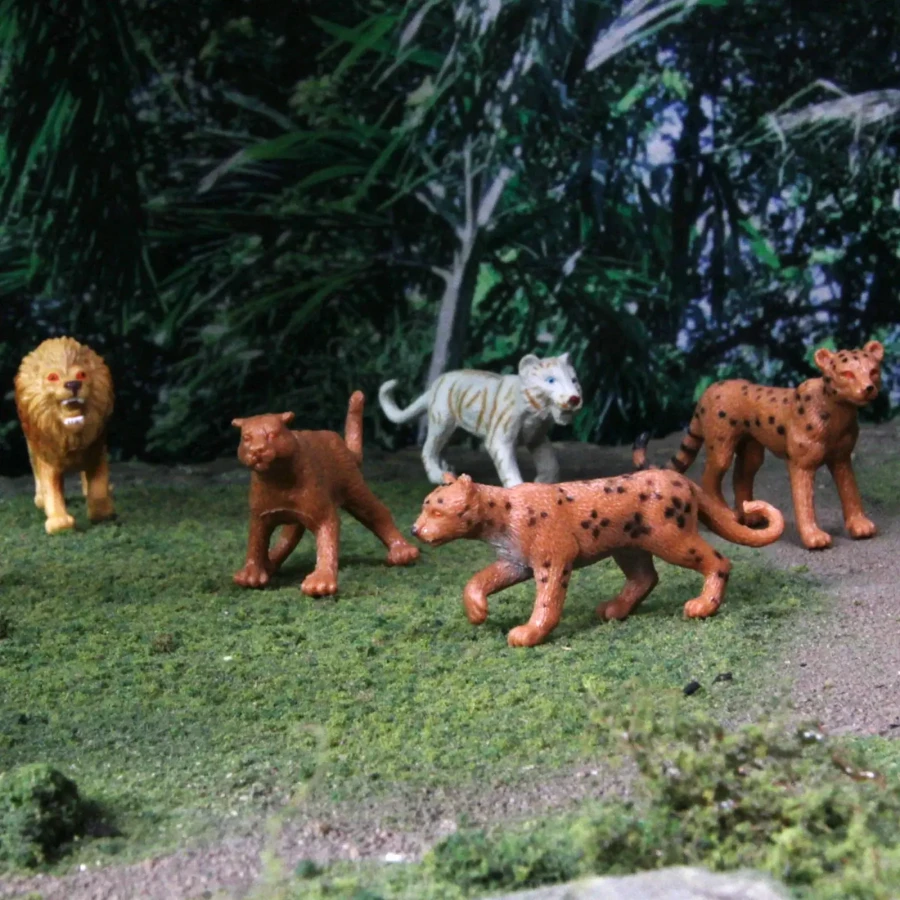 Zestaw Figurek w Tubie - Wielkie Koty / Safari Ltd.