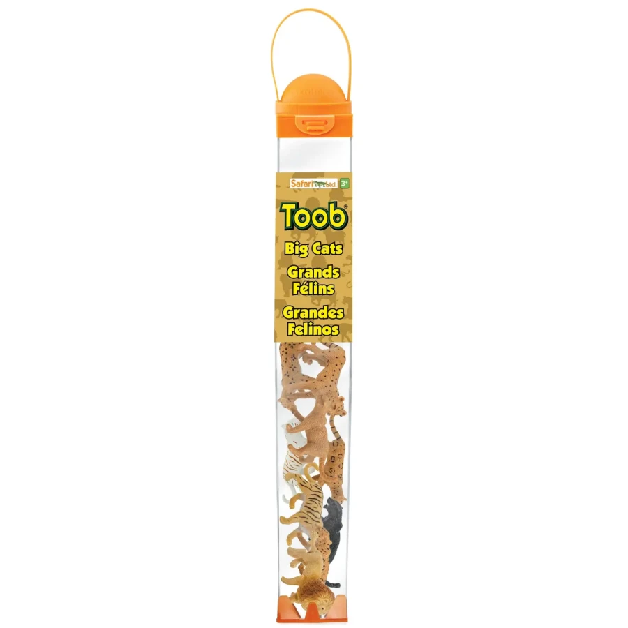 Zestaw Figurek w Tubie - Wielkie Koty / Safari Ltd.