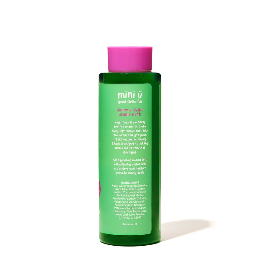 Naturalny bąbelkowy płyn do kąpieli WINOGRONO dla dzieci i niemowląt, 250 ml / Miniu