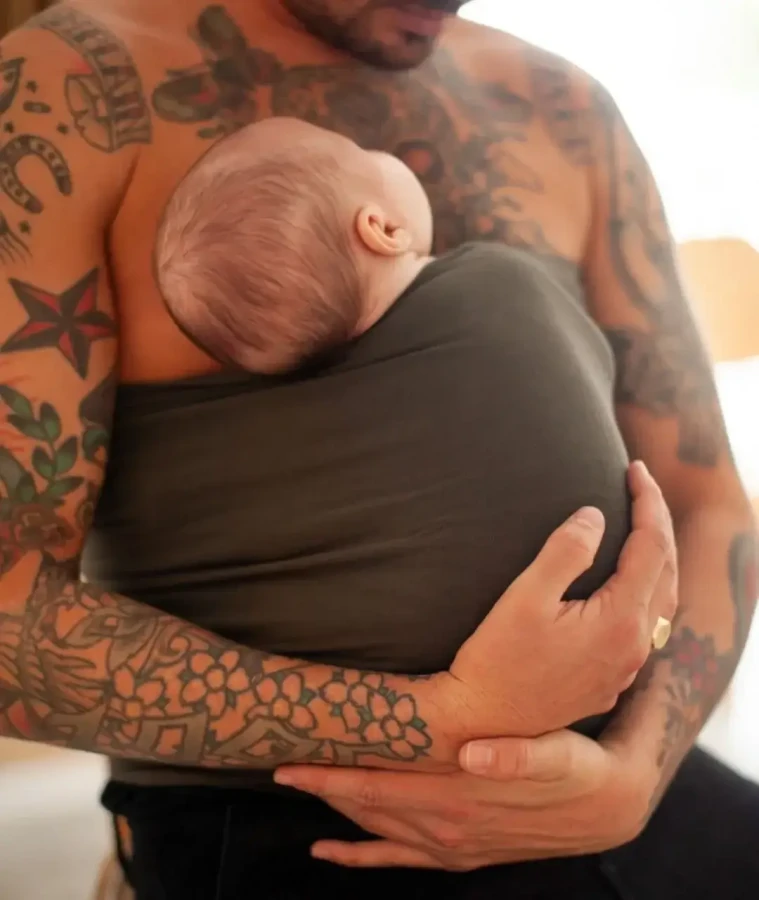 Bezszwowy pas 2w1 - Olive / Mama Hangs