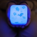 Przenośna lampka nocna świecąca kostka - Ocean / Cloud b
